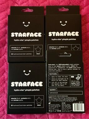 STARFACE Black Hydro-Star Pimple Patches - 32 Count